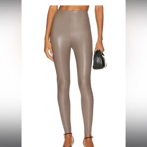 Commando Faux Leather Legging- Grey